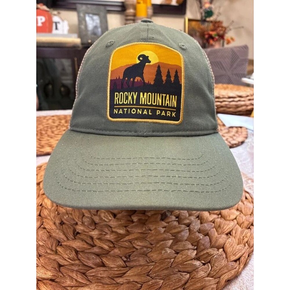 Rocky Mountain national Park baseball cap truckers hat OSFM
